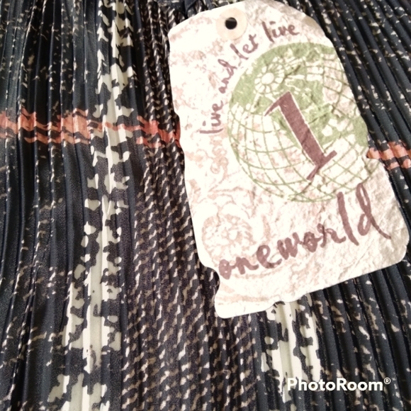 ONE WORLD Plaid tunic XL - Picture 6 of 7